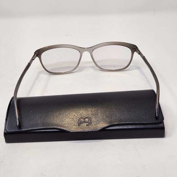 Cote D Azure Womens Smoke Gray Sparkle Eyeglasses Frames Full Rim CDA 249 - Picture 4 of 6